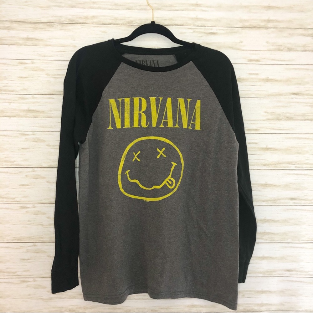 NIRVANA  long sleeve tee